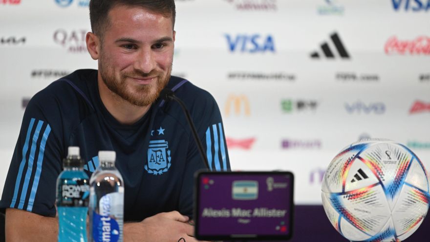 "Estamos con una ilusión muy grande", reconoció Alexis Mac Allister