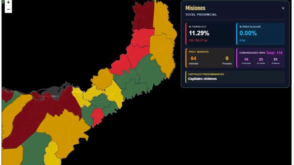 El 11,3% de Misiones está en manos extranjeras