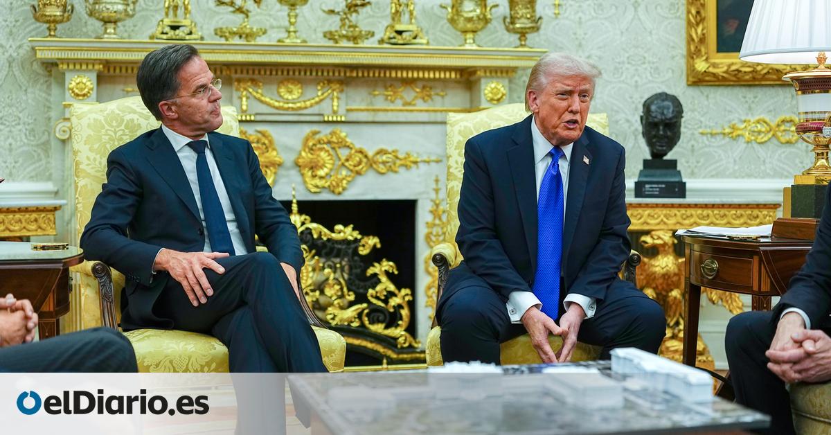 Trump vuelve a cargar contra España por el gasto militar junto al secretario general de la OTAN: “Hay que hablar con ellos, no juegan en equipo”