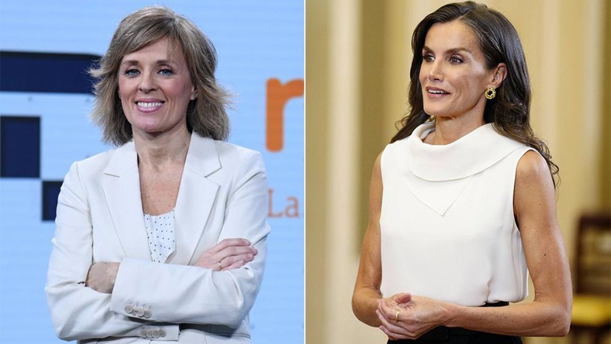 Marta Carazo y la reina Letizia