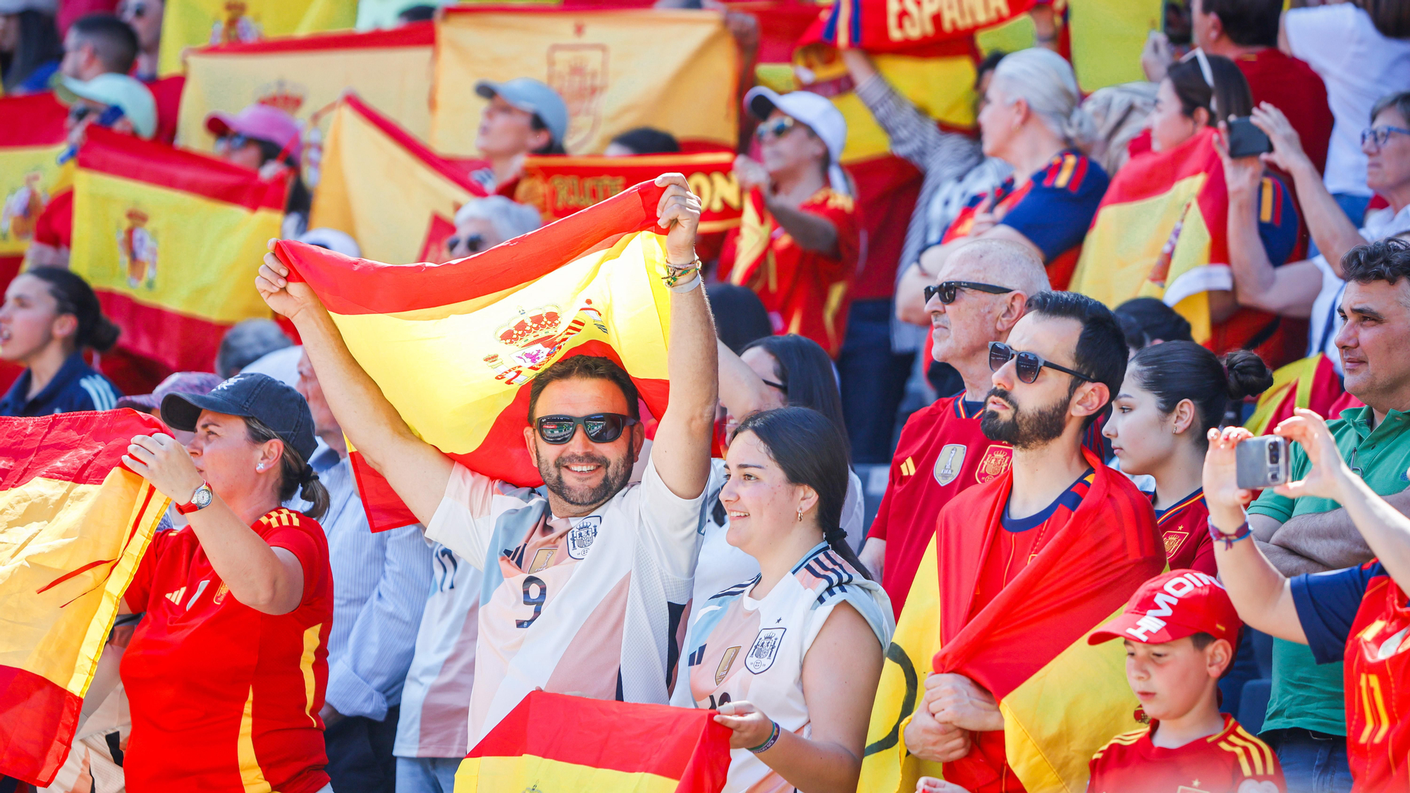 El partido de la selección femenina España - Ucrania