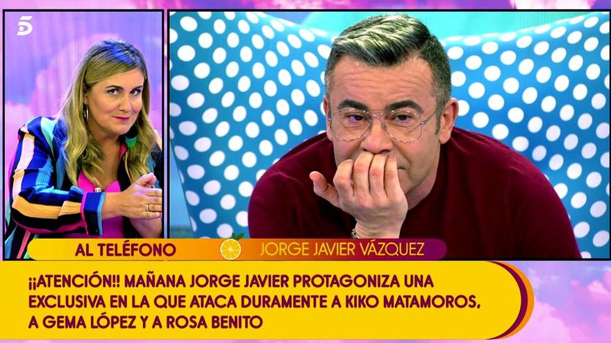 Jorge Javier interrumpe sus vacaciones para valorar la crisis de 'Sálvame': "No recuerdo un terremoto tan profundo"