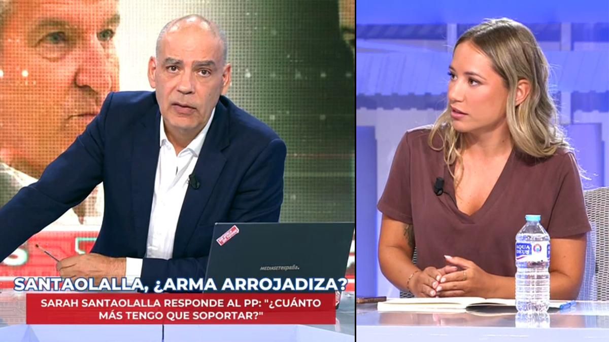 Nacho Abad y Noelia Núñez, en el estreno de la nueva temporada de 'En boca de todos'