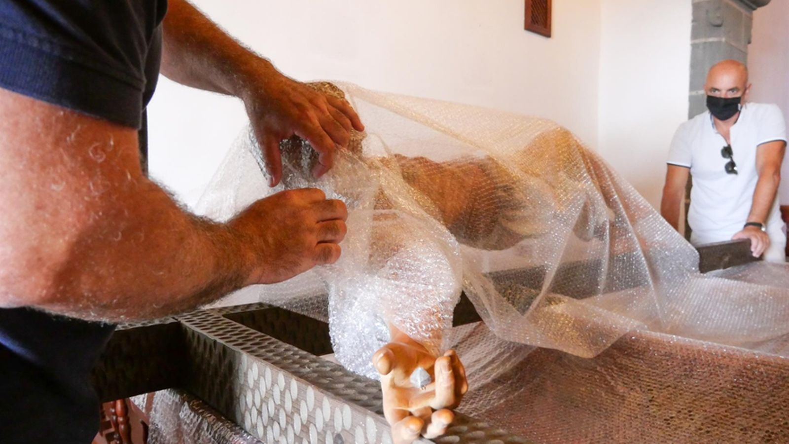 Imágenes del traslado