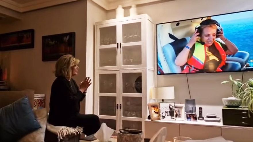 La reacción de Terelu Campos al salto de helicóptero de Carmen Borrego en 'Supervivientes', con "riña" a Jorge Javier