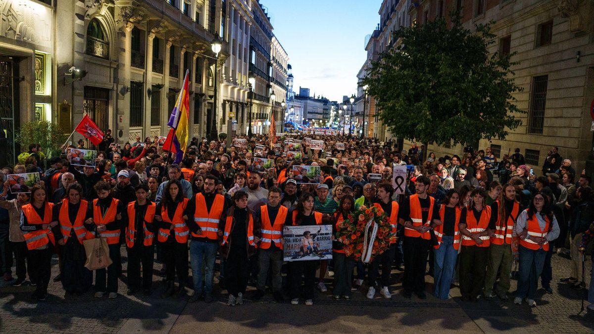 Manifestación en memoria de Maricarmen.