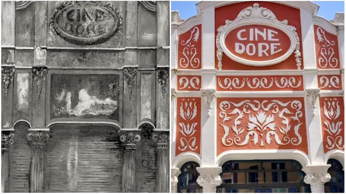 Los 113 años del Cine Doré, el 'palacio de las pipas' que aún veneran los cinéfilos de Madrid y resiste en obras con pases gratis