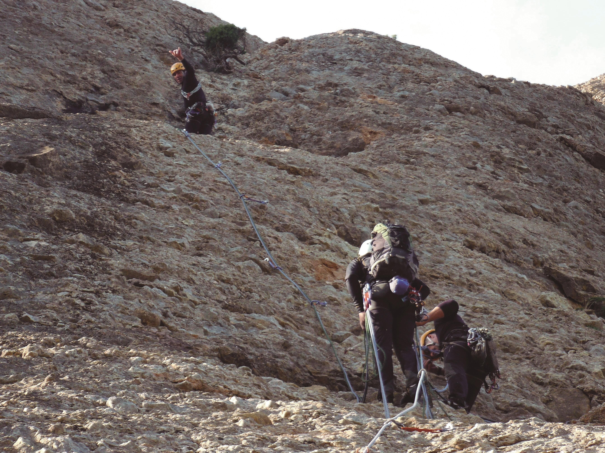 Largos centrales del ‘Espolón del Gállego’, los más finos a la par que bonitos de la ruta.