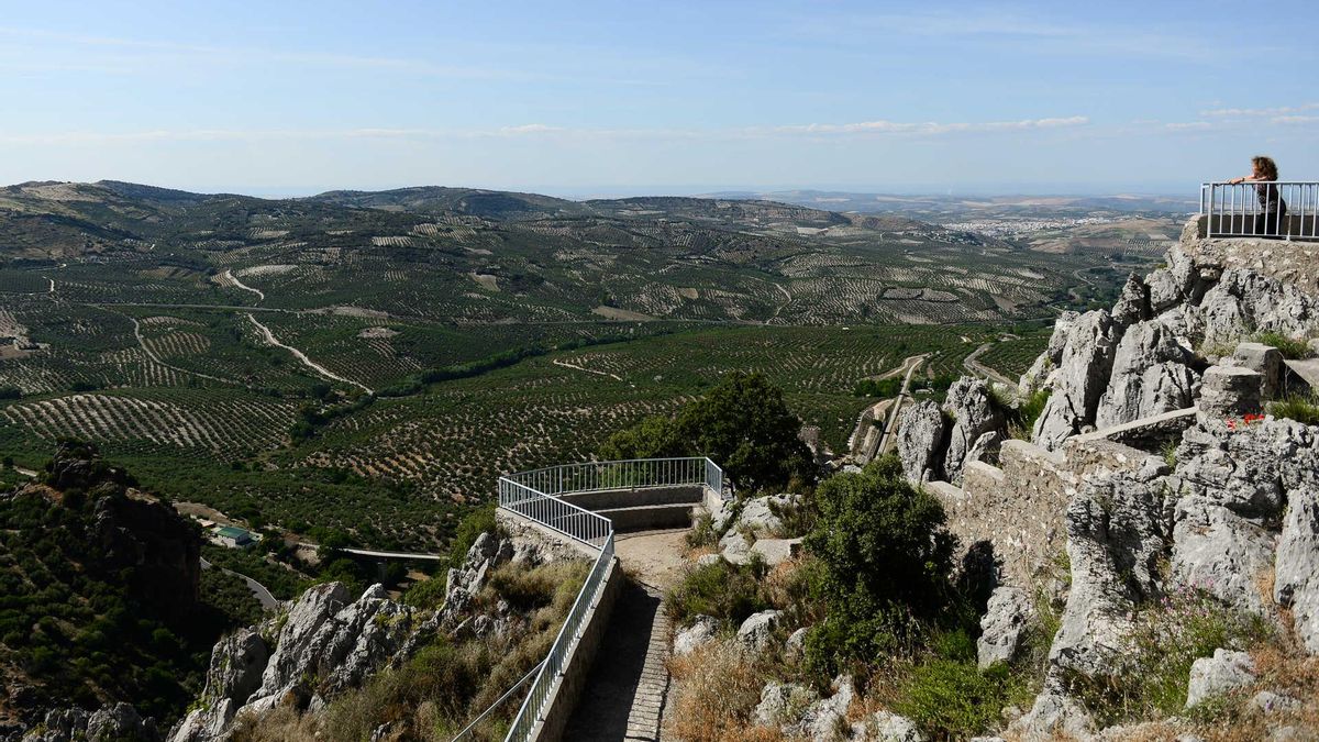 Mirador en Zuheros con una de las vistas más bonitas de Andalucía