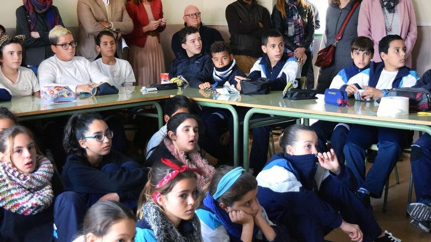 Actividad desarrollada este miércoles en el CEIP García Escámez, en Santa Cruz
