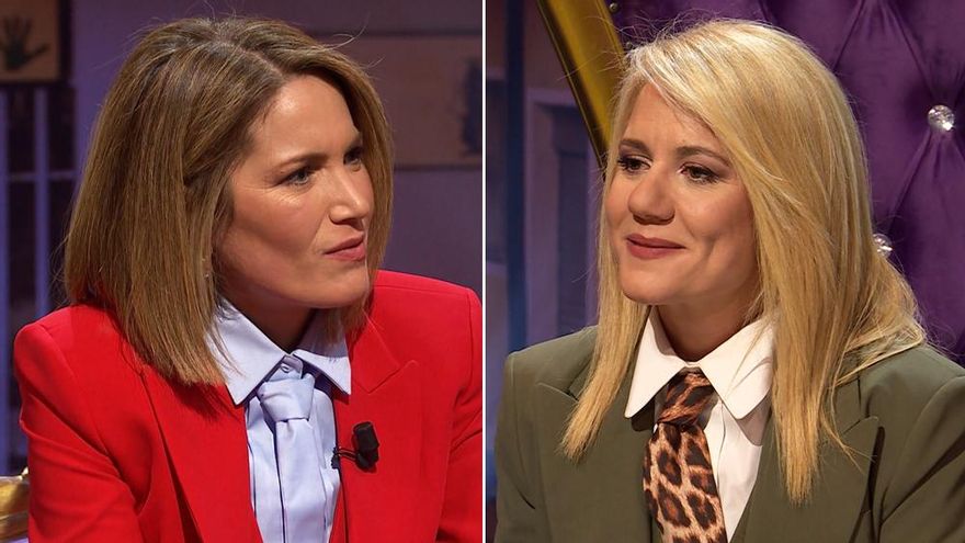 Silvia Intxaurrondo se negó a hacer el ritual de Henar Álvarez, pero habló con ella de bulos y preguntas comprometidas