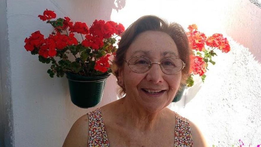 Georgina Terrón 'Ginita', madre de Paulino González Terrón.