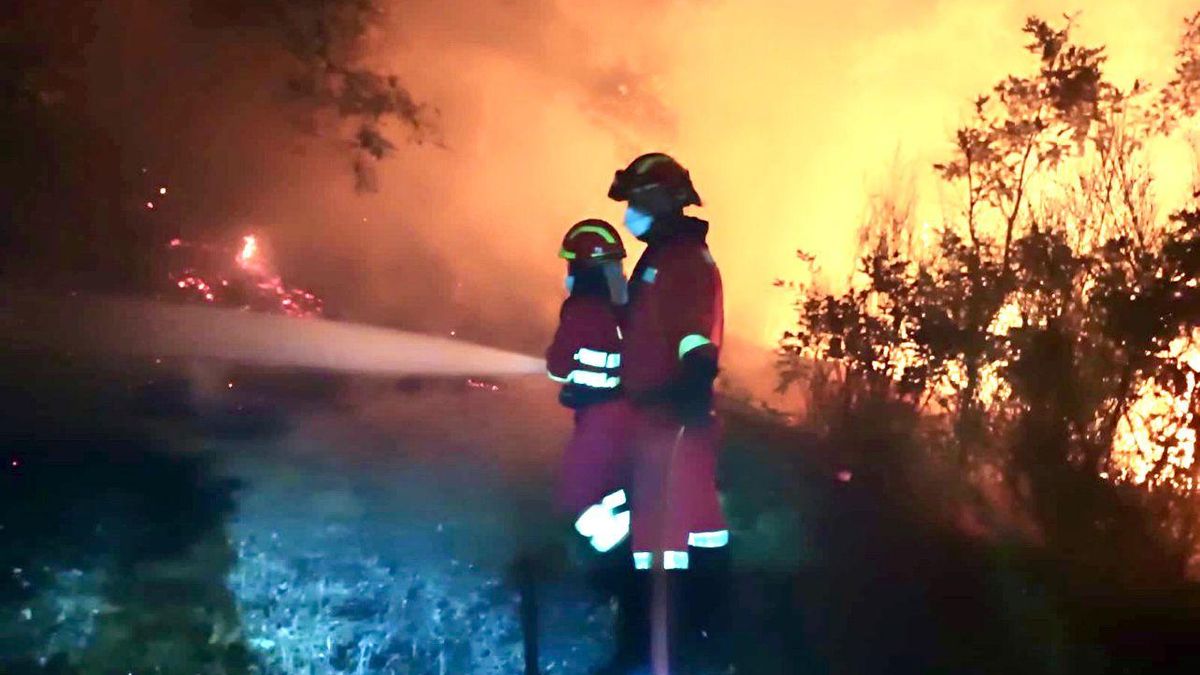 Desde hace una semana se lucha contra el fuego