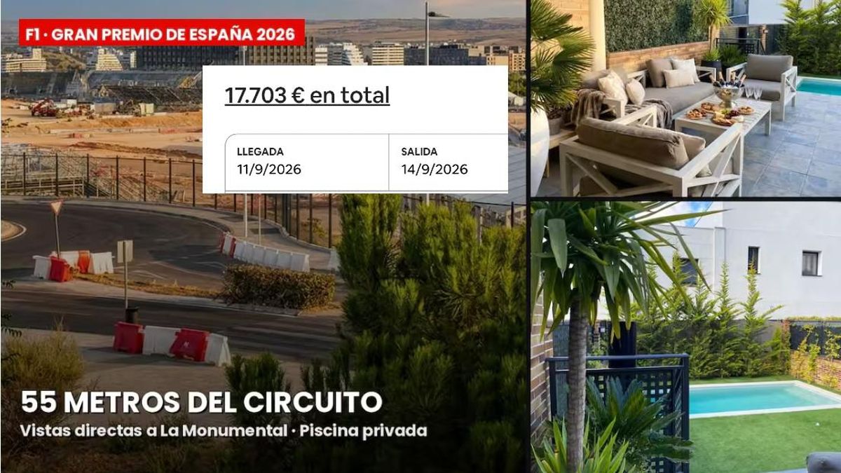 El PSOE denuncia viviendas turísticas ilegales que se alquilan por hasta 17.000 € junto al Gran Premio de Fórmula 1