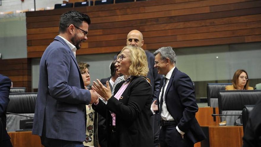 Diputados del PSOE en este último pleno hasta que se constituya la nueva Asamblea salida de las elecciones del 28 de mayo