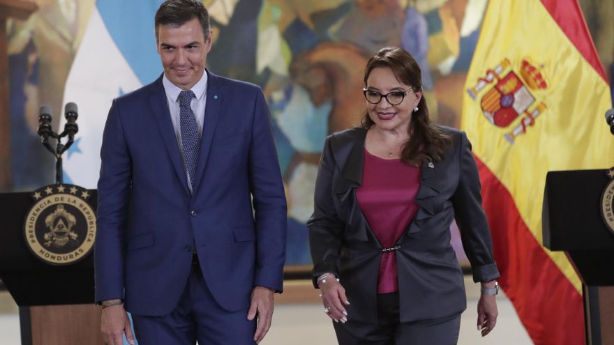 Sánchez garantiza a Honduras su cooperación para una migración ordenada