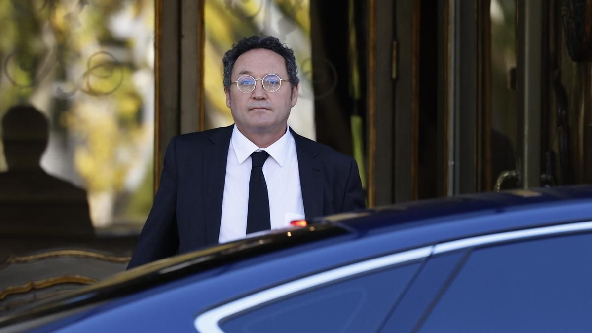 El fiscal general del Estado saliendo del Tribunal Supremo.