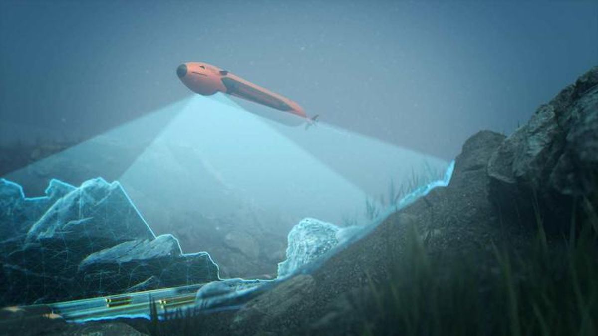 El robot submarino que Ocean Infinity utiliza para la búsqueda tiene un magnetómetro que puede detectar metales incluso si están enterrados bajo metros de sedimentos en el fondo marino.