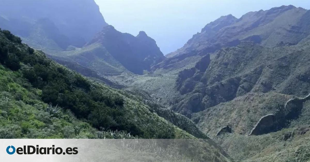 Rescatada en helicóptero una senderista de 75 años que se había perdido en los montes de Anaga