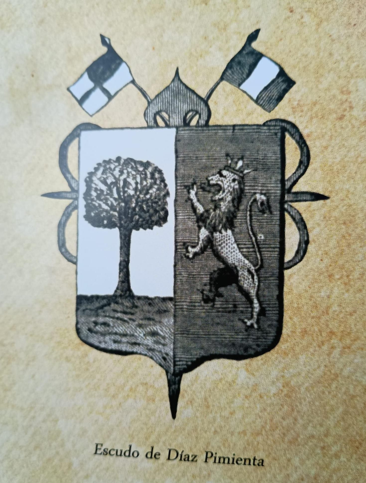 Escudo de Francisco Díaz Pimienta.