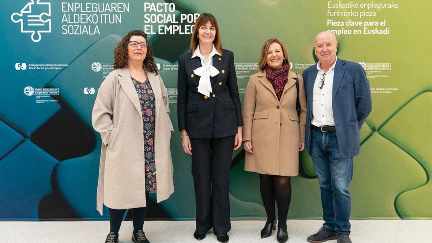 Euskadi firma un "Pacto Social por el Empleo" con 97 instituciones, patronales y sindicatos... pero sin ELA y LAB
