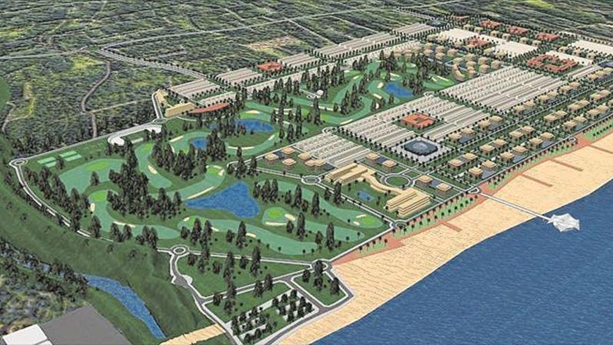 La izquierda reactiva en Borriana el plan urbanístico más grande de España en la costa heredado del PP, con 6.000 viviendas, golf y un paseo de 2 km
