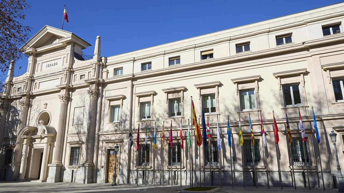 Sede del Senado, en Madrid.