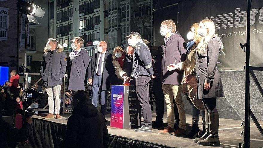 Los emblemáticos edificios de Vitoria-Gasteiz se iluminan por un fin de semana con el festival Umbra Light