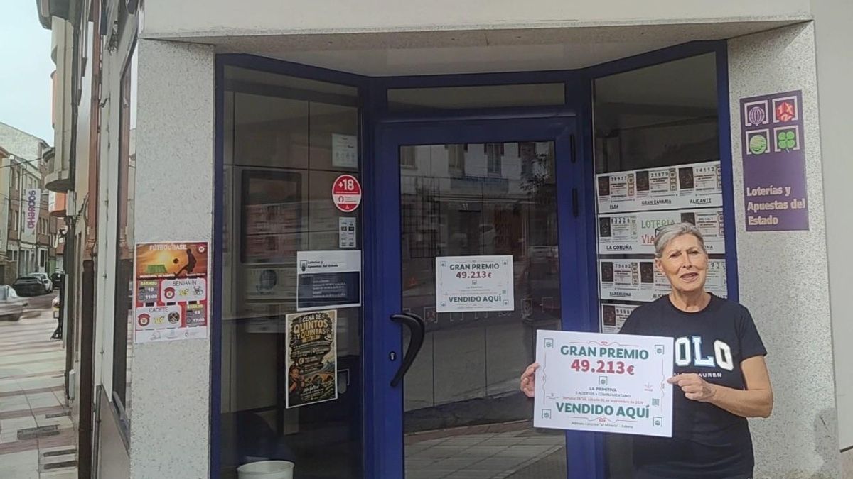El segundo premio de la Lotería Primitiva deja casi 50.000 euros en Fabero, de los cuatro de toda España