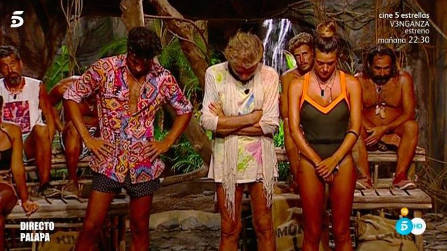 Los tres nominados: Kiko, Bigote y Laura