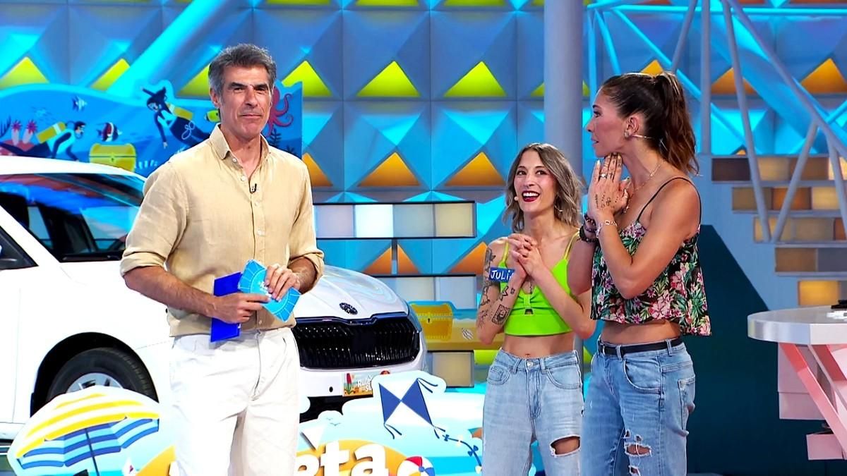 Dos hermanas resuelven el panel final de 'La Ruleta de la Suerte' en dos segundos: "No me ha dado tiempo ni a pensar"