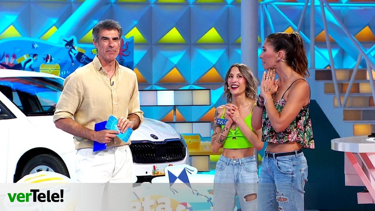 Dos hermanas resuelven el panel final de 'La Ruleta de la Suerte' en 2 segundos: "No me ha dado tiempo ni a pensar"