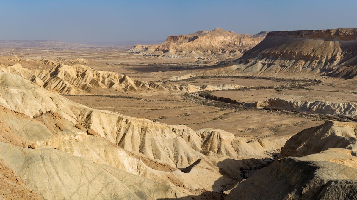 Panorámica del desierto de Néguev, donde se concentra la actividad extractiva de ICL Group. CEDIDA