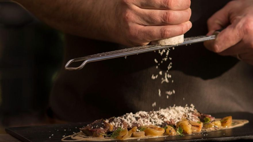 Lomo de corzo a la robata