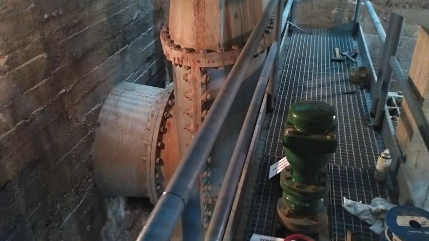 maquinaria barrios de luna embalse pantano chd confederación hidrográfica duero