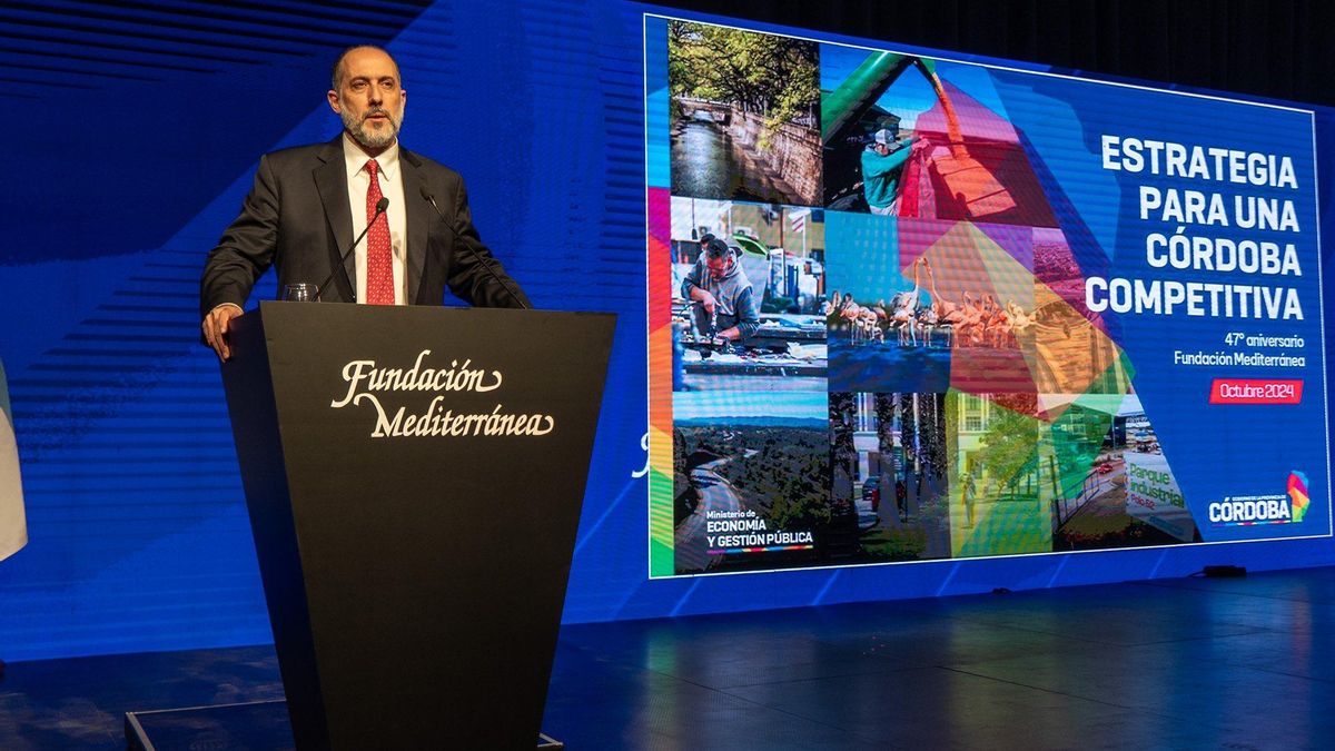 Guillermo Acosta, ministro de Economía de Córdoba.