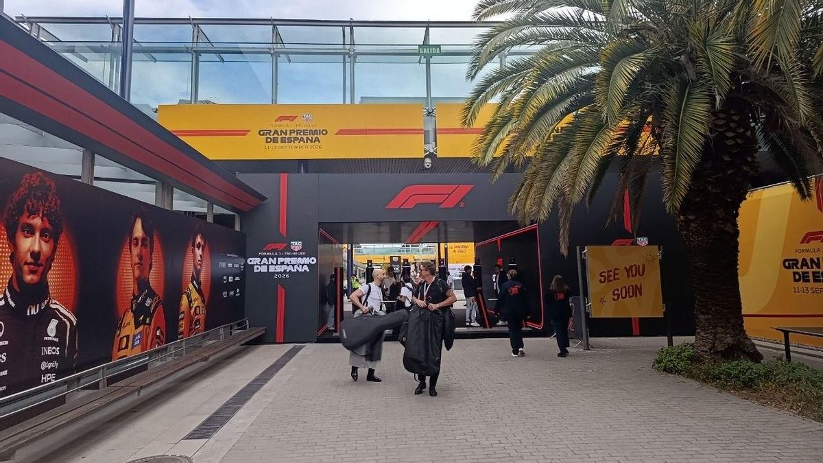 Acceso al recinto de 'Madring', el Gran Premio de F1 en la ciudad