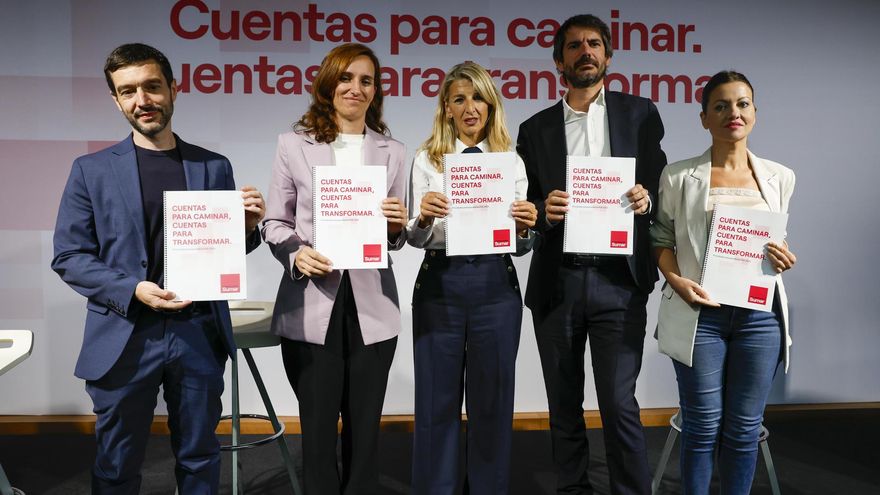 Sumar abre la negociación de los Presupuestos con el PSOE en busca de foco político