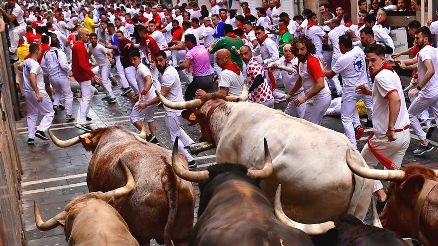 El primer encierro de San Fermín (47.5%) arrasa en la mañana de La 1 con casi 5 puntos más que en 2019