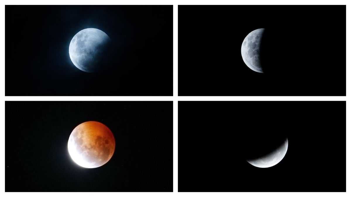 El eclipse lunar pudo observarse a simple vista desde distintos puntos del país donde el cielo lo permitió y fue el segundo y último eclipse lunar del año.