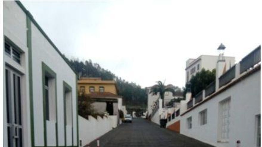 Calle José Pons en Fuencaliente.