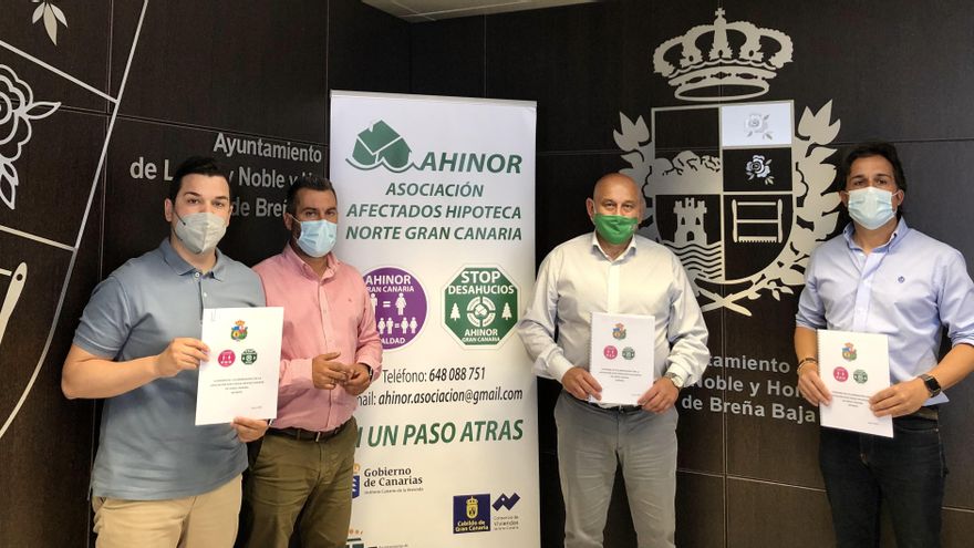 Breña Baja y la Asociación Ahinor colaborarán en el asesoramiento a vecinos afectados por la hipoteca