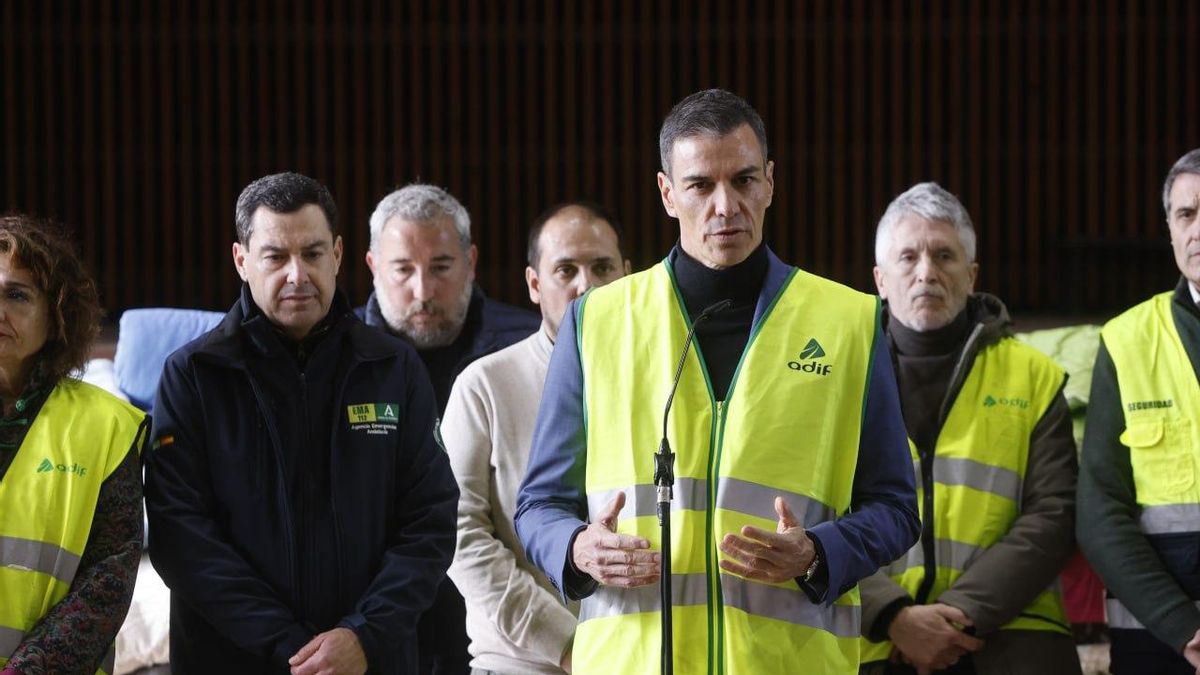 Pedro Sánchez comparece desde Adamuz.