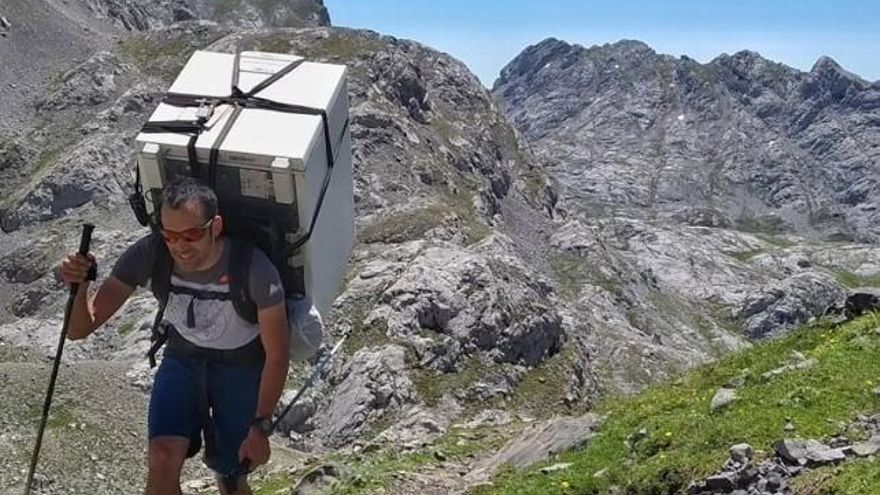 El ascenso del arcón fue agotador. / Foto Collado Jermoso