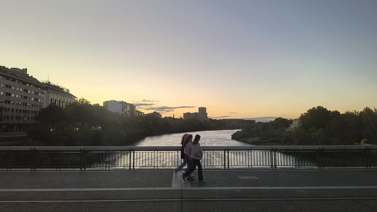 El Ebro en Puente de Santiago.