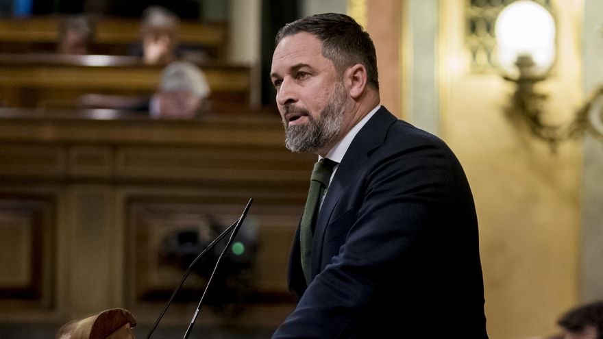 El líder de Vox, Santiago Abascal.