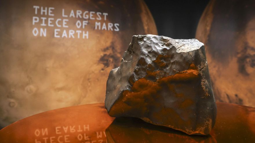 Pagan US$5,3 millones por el meteorito más grande de Marte hallado en la Tierra