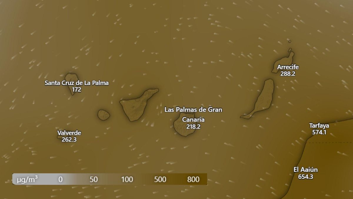 Canarias vuelve a estar en aviso amarillo