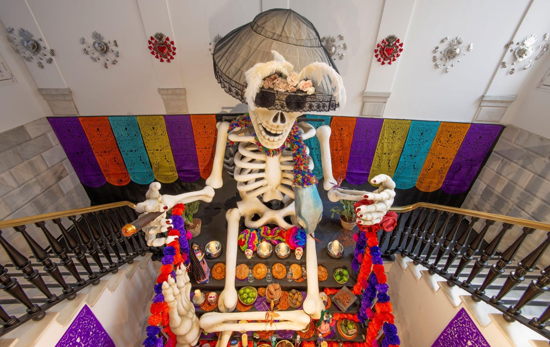 Altar de Muertos Casa México 2019 - vista cenital