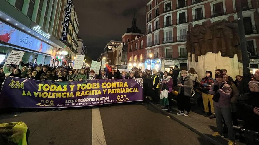 Manifestación del 25N en Madrid